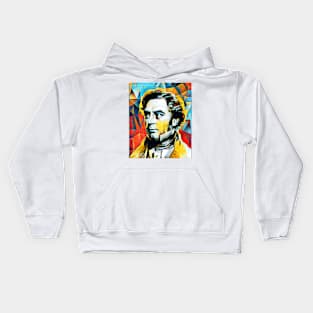 Robert Stephenson Abstract Portrait | Robert Stephenson Artwork 2 Kids Hoodie